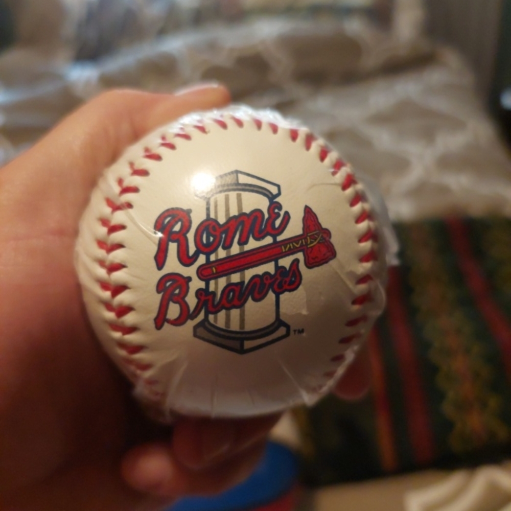 Rawlings White and Red Baseball. Fan Giveaway Baseball. Hard To Find Now.
